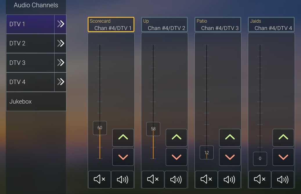 Audio Video Matrix UI2