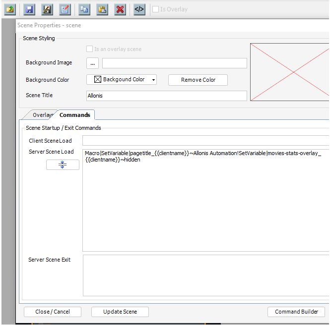 myDesigner SceneProperties