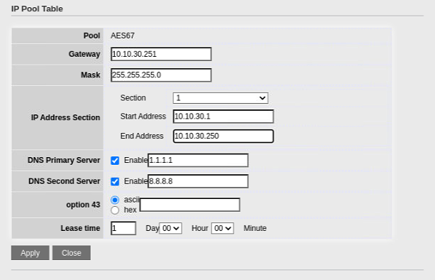 AddVLAN DHCP3