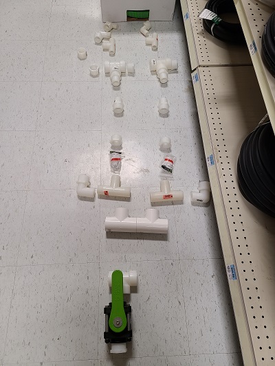 Lots of trips to supply stores!